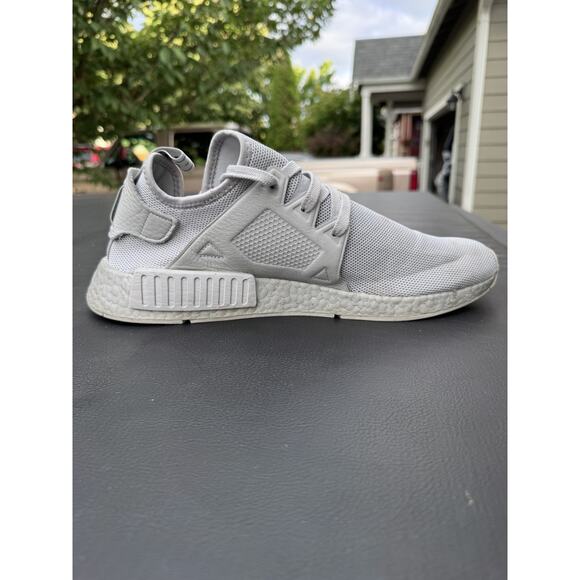 Adidas NMD XR1 Shoes Mens Size 14 Gray White Boost Mesh Athletic Running BY9923 - Picture 5 of 12